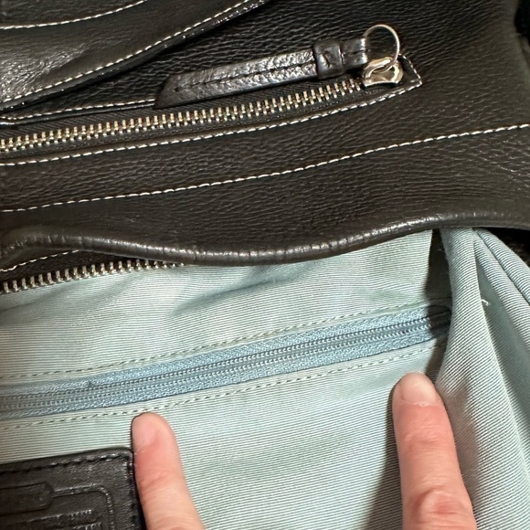 Coach Soho Shoulder Bag Black Pebbled Leather Hobo Bag new edge coat - Picture 13 of 16